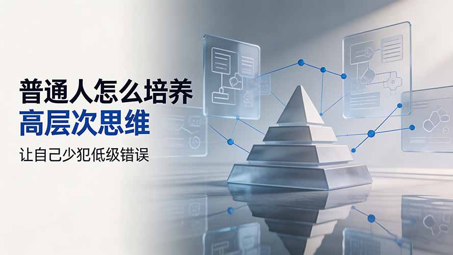 付费文章：普通人怎么培养高层次思维，让自己少犯低级错误-藏宝阁