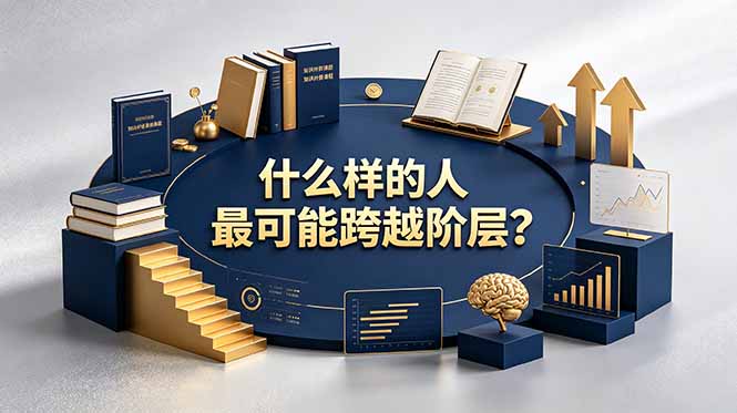 付费文章：什么样的人最可能跨越阶层？具备这五种特质，普通人也能顺利跨越阶层-藏宝阁