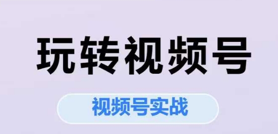 玩转视频号，视频号实战系列课-藏宝阁