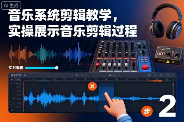 音乐系统剪辑教学，实操展示音乐剪辑过程-藏宝阁