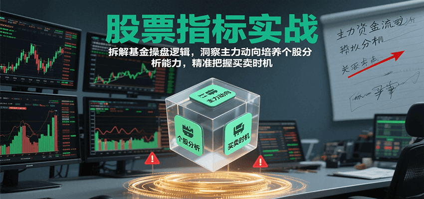 股票指标实战，基金操盘逻辑拆解，洞察主力动向培养个股分析能力把握买卖时机(更新)-藏宝阁