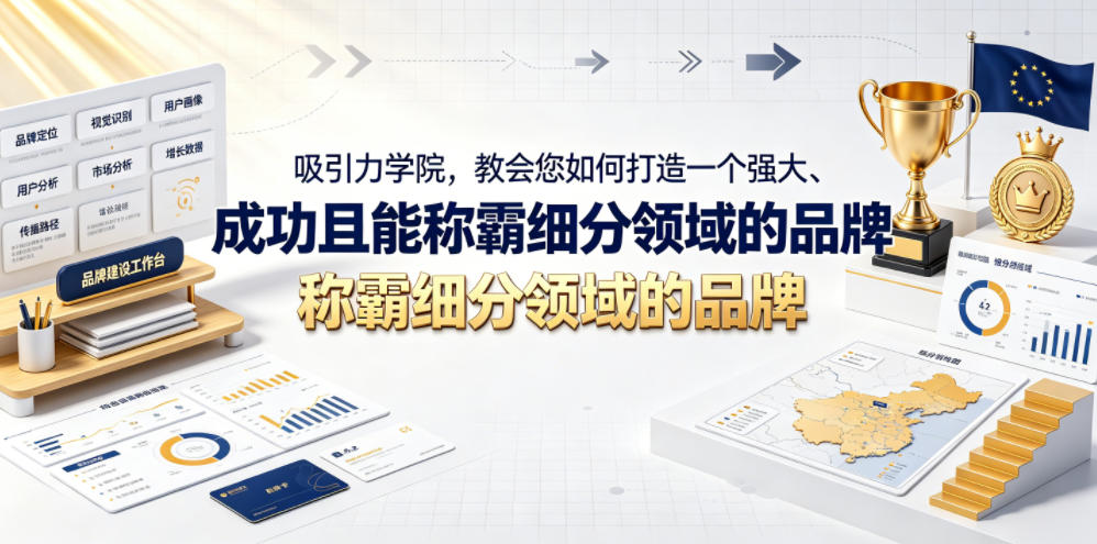 吸引力学院，教会您如何打造一个强大、成功且能称霸细分领域的品牌！【原创双语字幕】-藏宝阁
