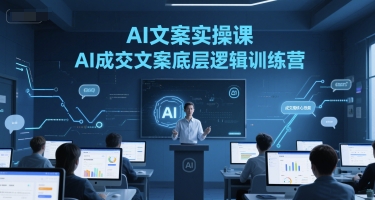AI文案实操课，AI成交文案底层逻辑训练营-藏宝阁