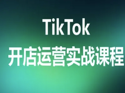 TikTok开店运营实战课程，TK跨境电商实操全流程-藏宝阁