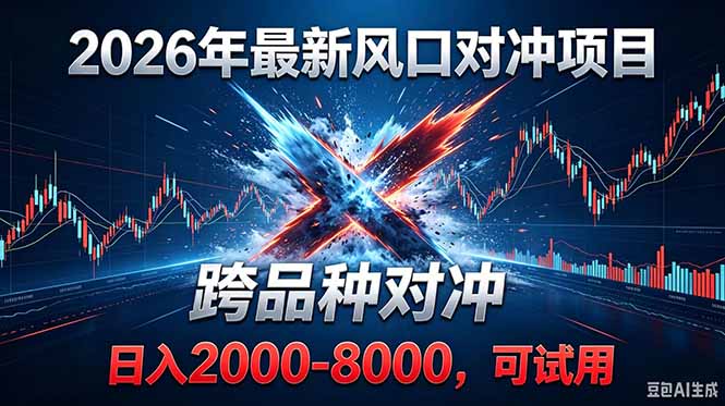 2026创业新风口！最新对冲！跨品种对冲！日收益2000-6000+-藏宝阁