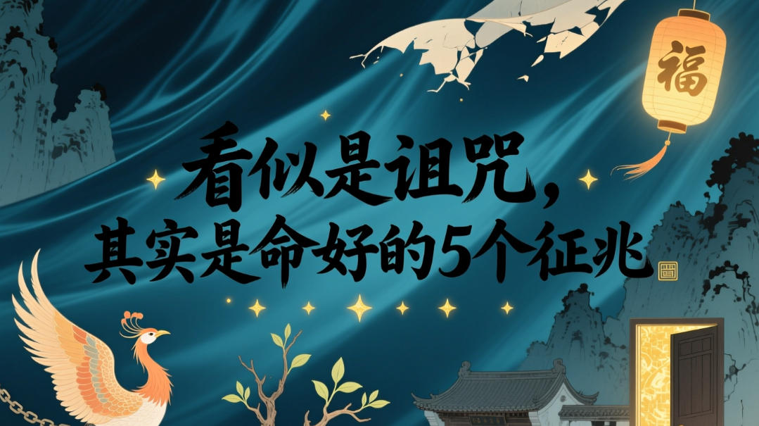 付费文章：看似是诅咒，其实是命好的5个征兆-藏宝阁