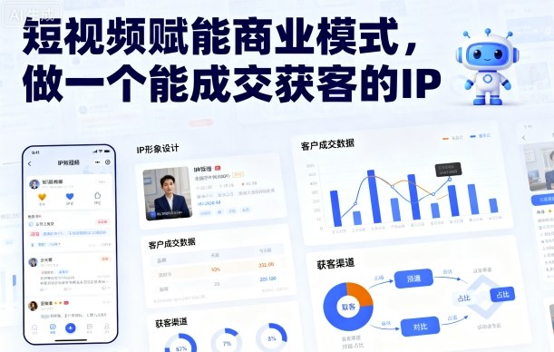 短视频赋能商业模式，做一个能成交获客的IP-藏宝阁