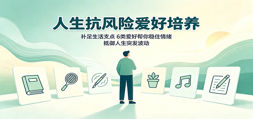 人生抗风险爱好培养：补足生活支点，6类爱好帮你稳住情绪，抵御人生突发波动-藏宝阁