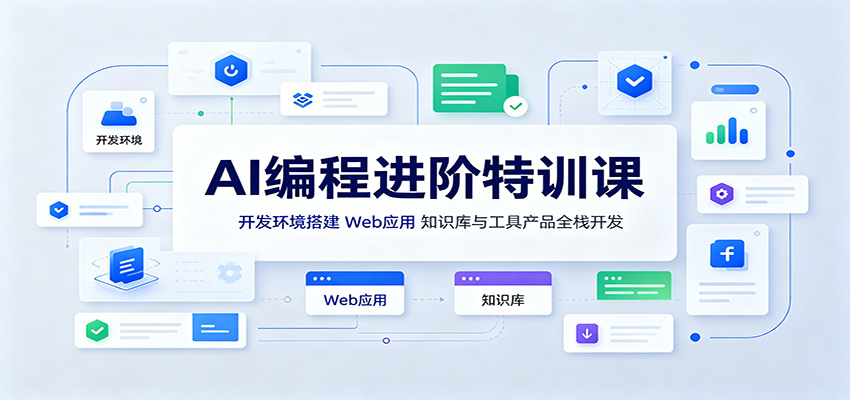 AI编程进阶特训课：开发环境搭建，Web应用、知识库与工具产品全栈开发-藏宝阁