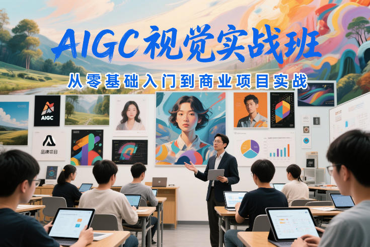 AIGC视觉实战班，从零基础入门到商业项目实战-藏宝阁